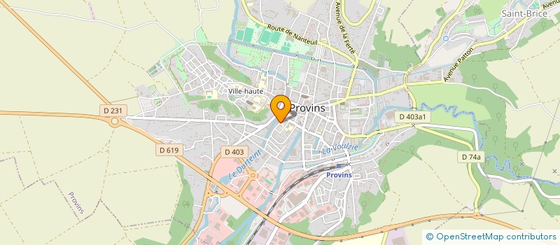 localisation de l'entreprise SARL PROVINOISE  PROVINS