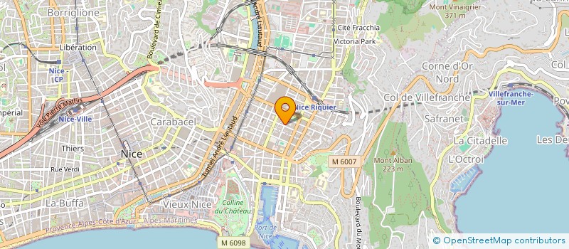 localisation de l'entreprise SARL PROXI-COM à NICE