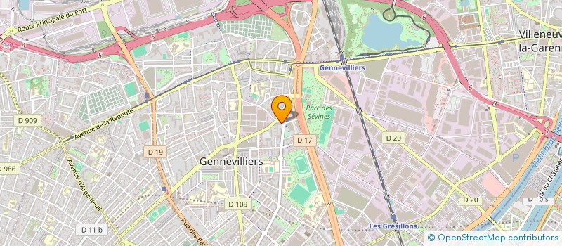 localisation de l'entreprise SARL PRS à GENNEVILLIERS