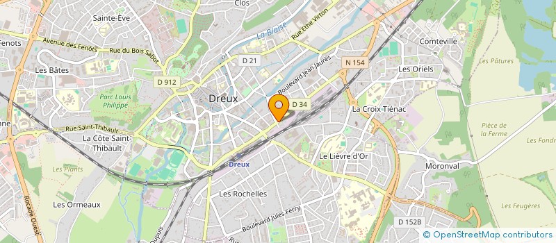 localisation de l'entreprise SARL PRUDENCE à DREUX