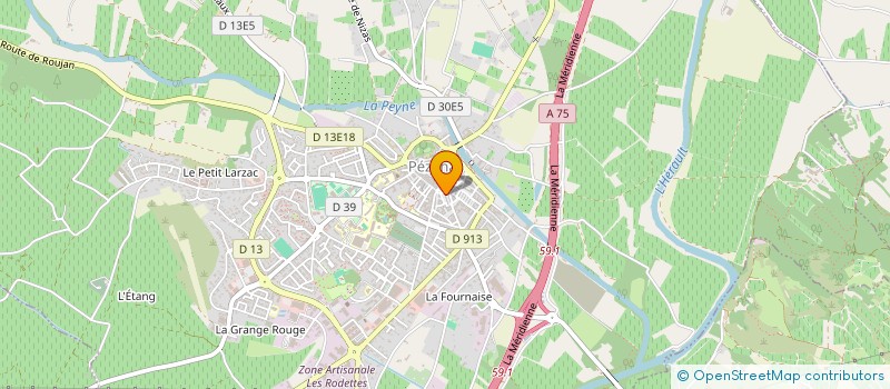 localisation de l'entreprise SARL PRUNIAUX à PEZENAS