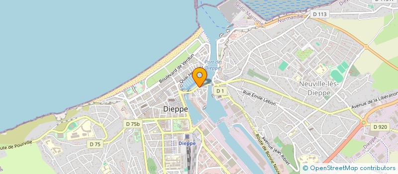localisation de l'entreprise SARL PRUVOST ET CIE à DIEPPE