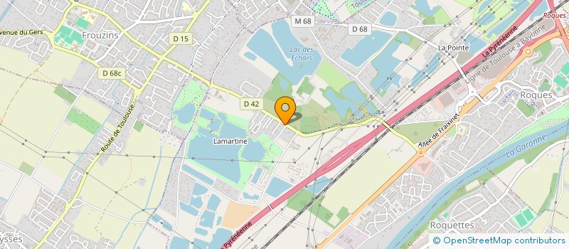 localisation de l'entreprise SARL PRYAMA  ROQUES