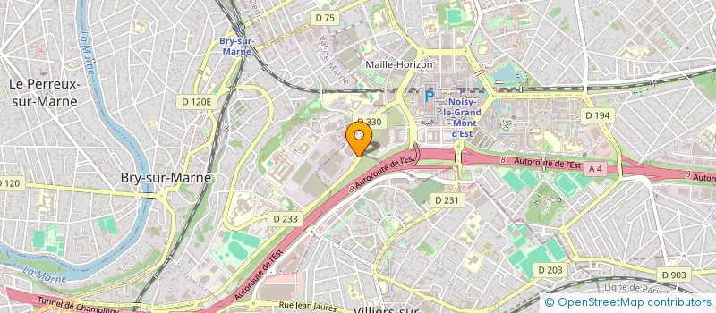 localisation de l'entreprise SARL PSD INTL  VILLIERS-SUR-MARNE