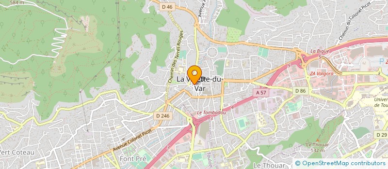 localisation de l'entreprise SARL PSD VIDEO à LA VALETTE-DU-VAR