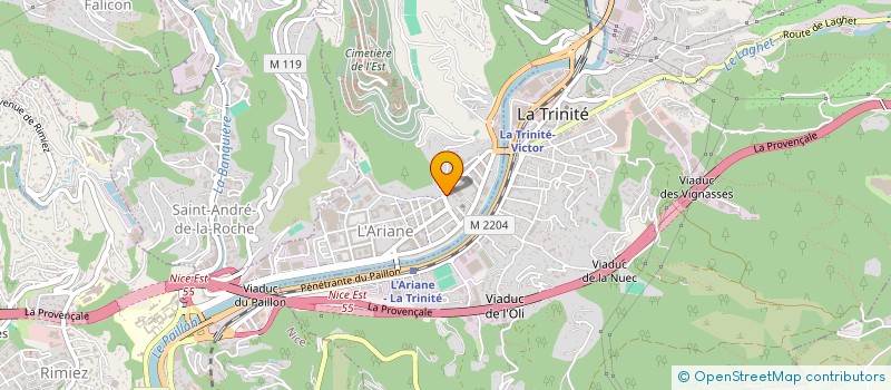 localisation de l'entreprise SARL PSPA à NICE