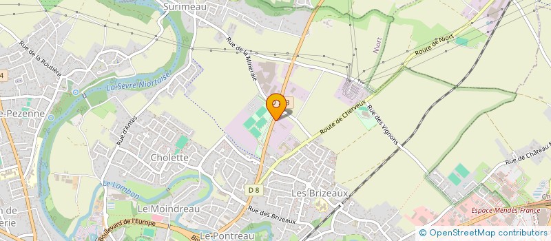 localisation de l'entreprise SARL PUAUD CHAUFFAGE à NIORT