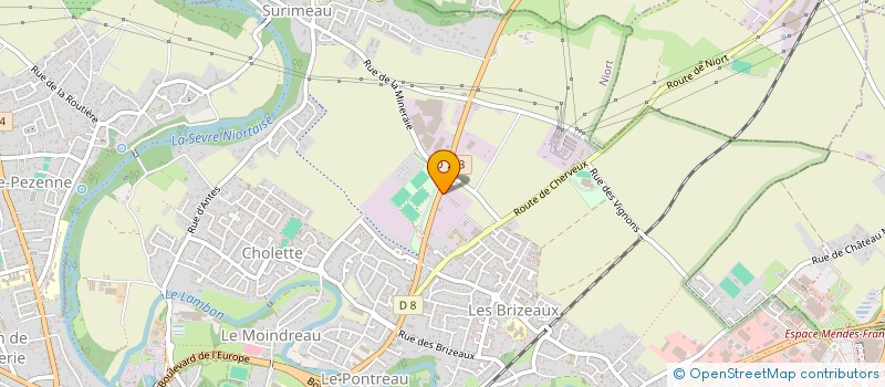 localisation de l'entreprise SARL PUAUD COUVERTURE à NIORT