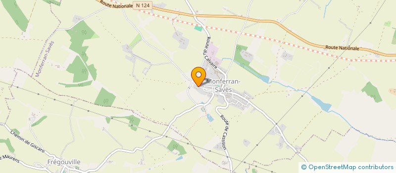 localisation de l'entreprise SARL PUB-IMPACT  MONFERRAN-SAVES