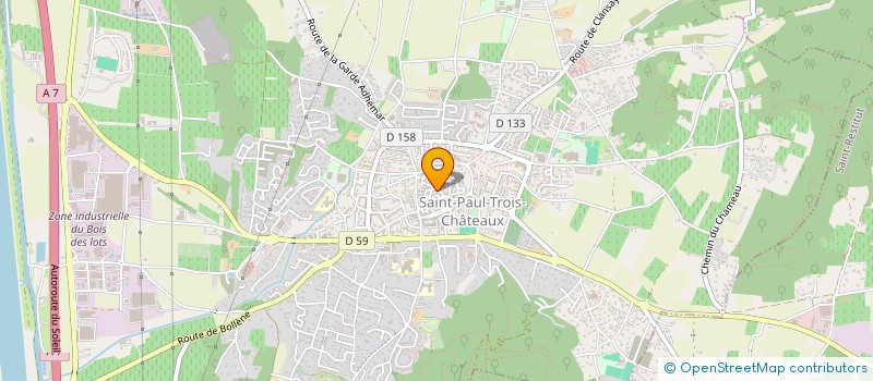 localisation de l'entreprise SARL PUB LE JARDIN  SAINT-PAUL-TROIS-CHATEAUX