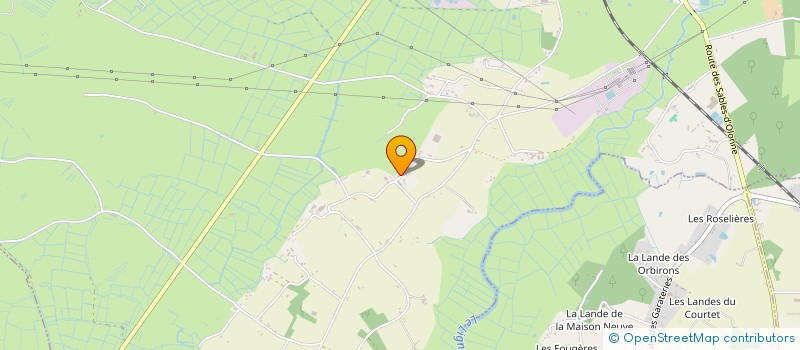 localisation de l'entreprise SARL PUBLI BRODERIE  SOULLANS