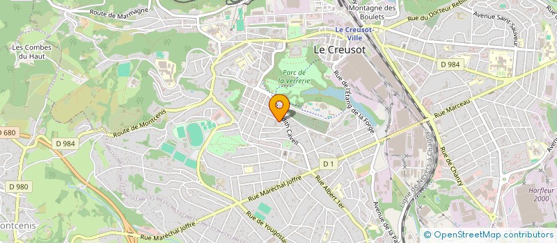 localisation de l'entreprise SARL PUBLI SPEED à LE CREUSOT