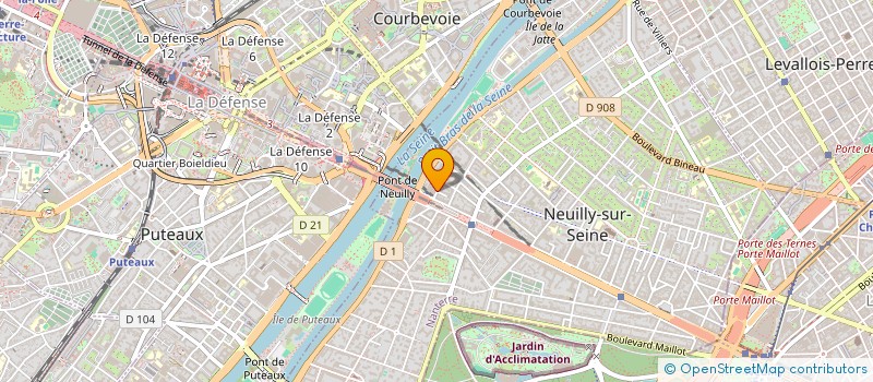 localisation de l'entreprise SARL PUBLICITE FRANCE INDEX à NEUILLY-SUR-SEINE