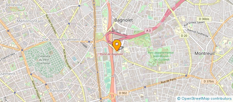 localisation de l'entreprise SARL PUBLISON SYSTEMS à BAGNOLET