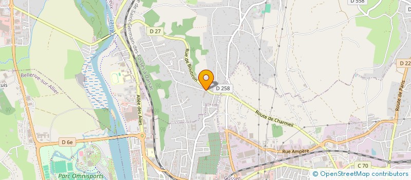 localisation de l'entreprise SARL PUBPHONE  CREUZIER-LE-VIEUX