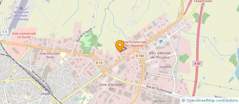 localisation de l'entreprise SARL PUCE à CHOLET