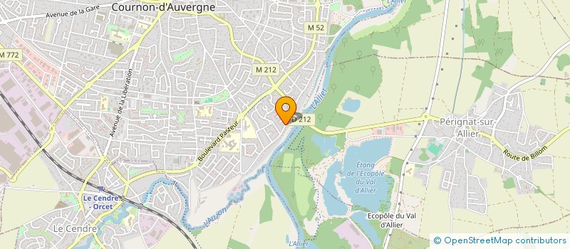 localisation de l'entreprise SARL PUEJEAN TRANSPORTS à COURNON-D'AUVERGNE