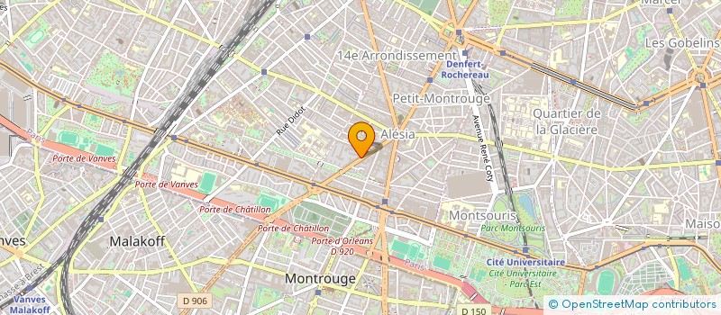 localisation de l'entreprise SARL PUEL-PERIN  PARIS