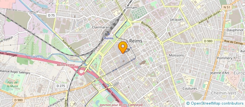 localisation de l'entreprise SARL PULS'MUSIC à REIMS