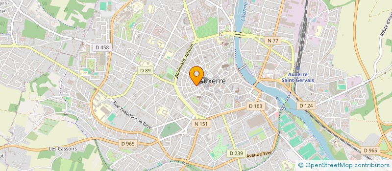 localisation de l'entreprise SARL PULSIONS à AUXERRE