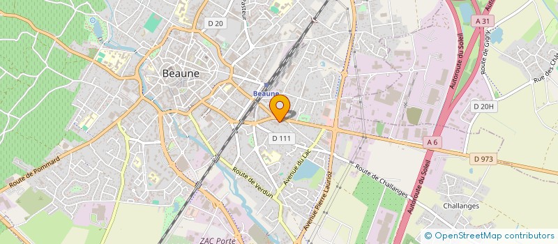 localisation de l'entreprise SARL PYM à BEAUNE