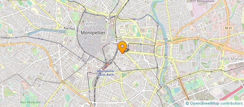 localisation de l'entreprise SARL PYRAMIDE  MONTPELLIER