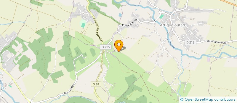 localisation de l'entreprise SARL PYRENEES BASSE COUR à ARTIGUELOUTAN