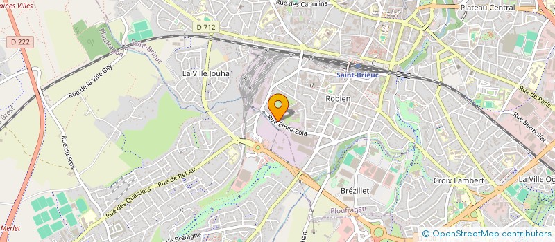 localisation de l'entreprise SARL PYTHAGORE à SAINT-BRIEUC