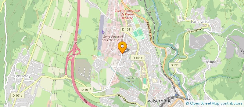 localisation de l'entreprise SARL QAZI AZZOUZ à VALSERHONE