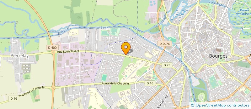 localisation de l'entreprise SARL QCENTRE à BOURGES