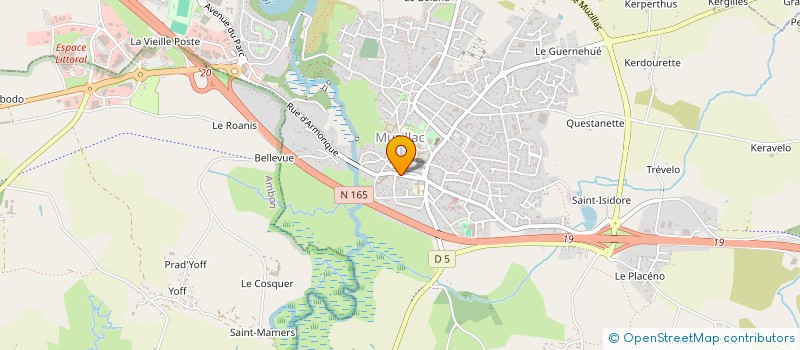 localisation de l'entreprise SARL QLF  MUZILLAC