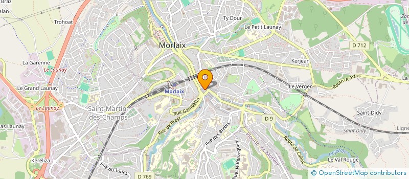 localisation de l'entreprise SARL QLT à MORLAIX
