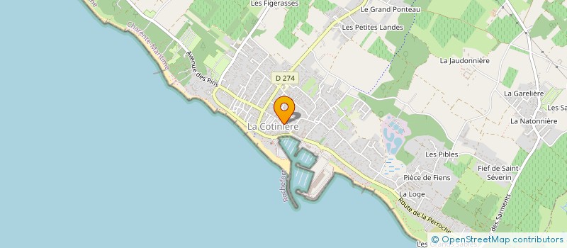 localisation de l'entreprise SARL QUAI 71 à SAINT-PIERRE-D'OLERON