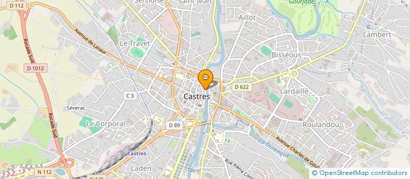 localisation de l'entreprise SARL QUAI-BAB  CASTRES