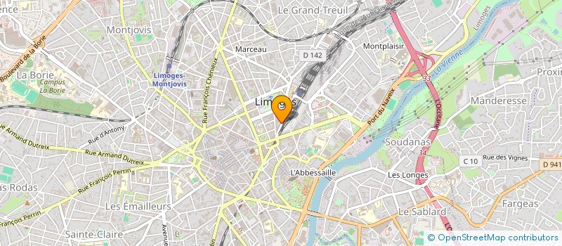 localisation de l'entreprise SARL QUAI N 7 à LIMOGES