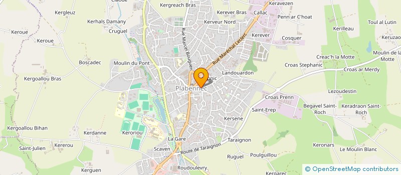 localisation de l'entreprise SARL QUALI'PRESS à PLABENNEC