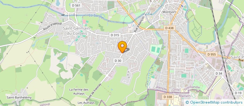 localisation de l'entreprise SARL QUALI-PROFIL à SAINT-GERMAIN-DU-CORBEIS