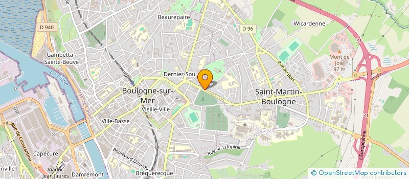 localisation de l'entreprise SARL QUALIBATI à BOULOGNE-SUR-MER
