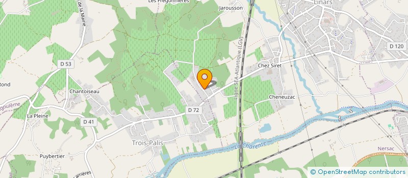 localisation de l'entreprise SARL QUALIPOSE à LINARS