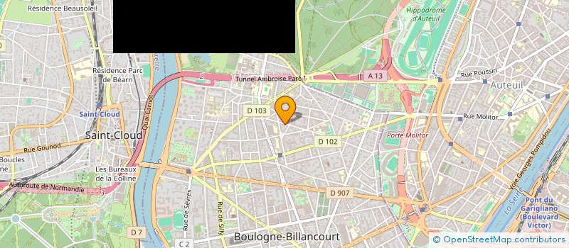 localisation de l'entreprise SARL QUALIRENOV  BOULOGNE-BILLANCOURT