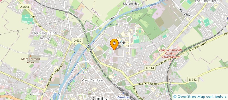 localisation de l'entreprise SARL QUALISERVICE à CAMBRAI