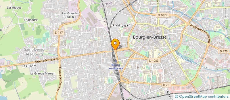 localisation de l'entreprise SARL QUARRIT  BOURG-EN-BRESSE
