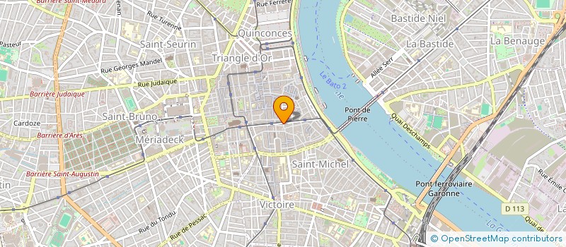 localisation de l'entreprise SARL QUATRE  BORDEAUX