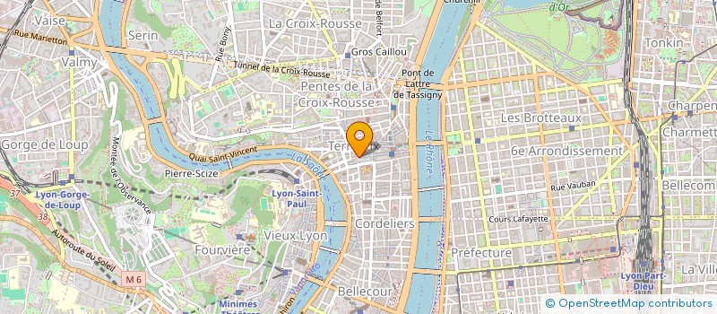 localisation de l'entreprise SARL (QUATRE M) à LYON