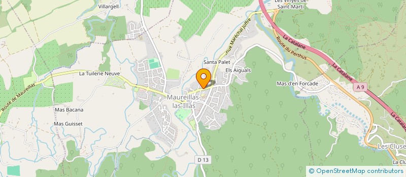 localisation de l'entreprise SARL QUATRE QUATRE 66 à LES CLUSES