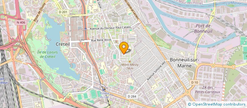 localisation de l'entreprise SARL QUATRE SAISONS  CRETEIL