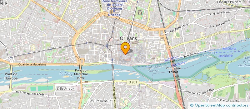 localisation de l'entreprise SARL QUATRE VINS à ORLEANS