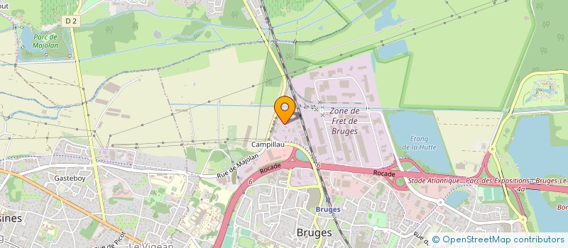 localisation de l'entreprise SARL QUEBEC QUAD  BRUGES