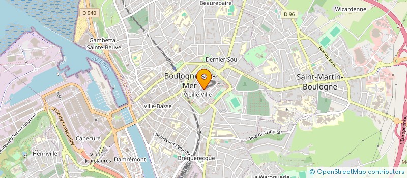 localisation de l'entreprise SARL QUEEN MUM'  BOULOGNE-SUR-MER