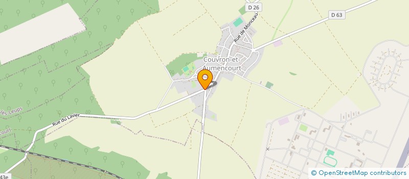 localisation de l'entreprise SARL QUENNELLE à COUVRON-ET-AUMENCOURT